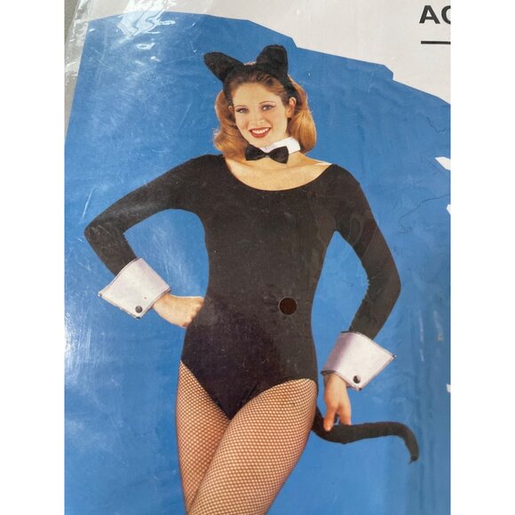 Cat Costume Accessory Kit Peter Alan Inc Ears and Tail Black Costume Mates NEW - Picture 2 of 6